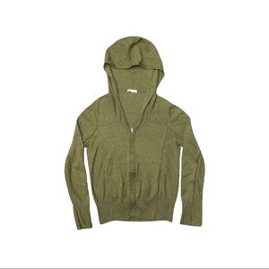 Eileen Fisher Zip Front Hooded Sweater